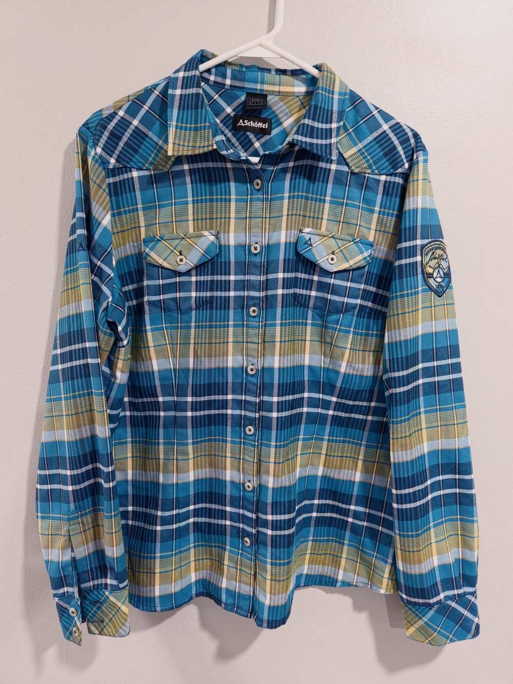 Schöffel- Plaid Button-Down Shirt